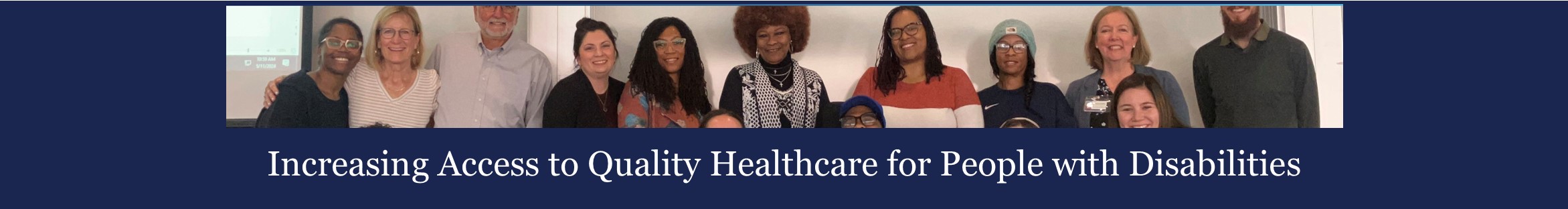 Increasing Access to Quality Healthcare for People with Disabilities Banner